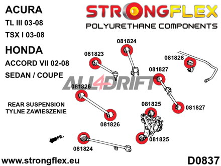 081826A: Rear lower arm bush – front SPORT