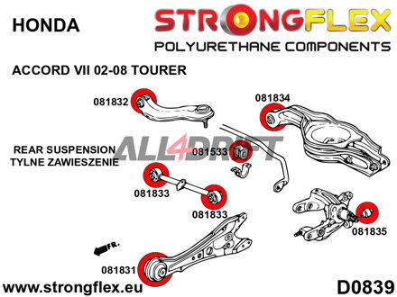 081533B: Front / rear anti roll bar bush