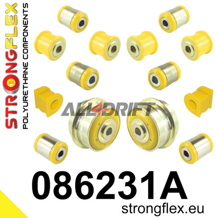 086231A: Rear suspension bush kit SPORT