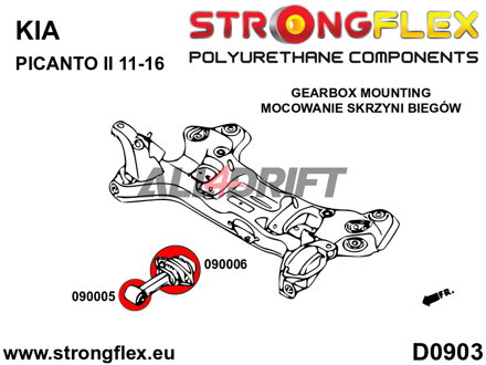 090005B: Gearbox mount bush