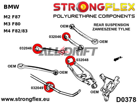 032048A: Rear lower arm - inner bushing SPORT
