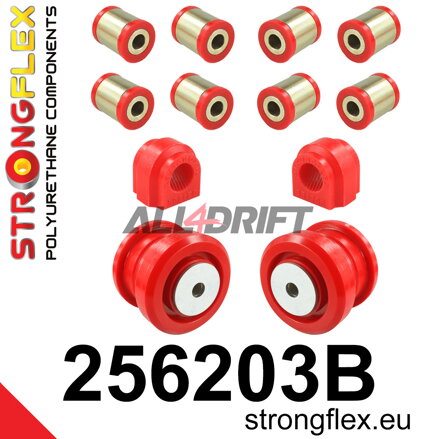 256203B: Rear suspension bush kit up to 05/2003