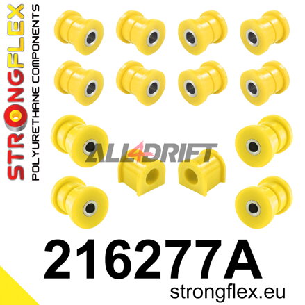 216277A: Rear suspension bush kit SPORT