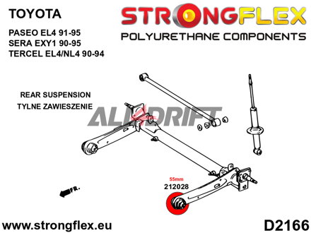 212028A: Rear beam bush 55mm SPORT - Toyota Sera (90-95) EXY1