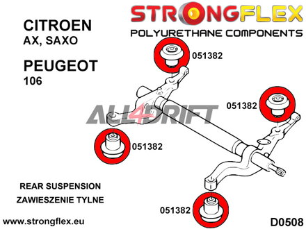 056006B: Full suspension bush kit