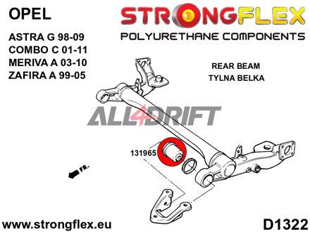 136227A: Full suspension polyurethane bush kit SPORT