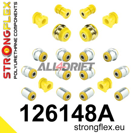 126148A: Full suspension polyurethane bush kit SPORT
