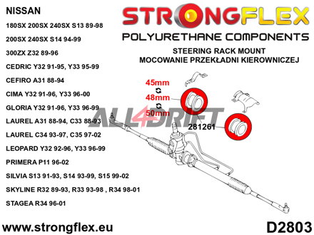 286116B: Full suspension bush kit