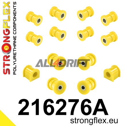 216276A: Rear suspension bush kit SPORT