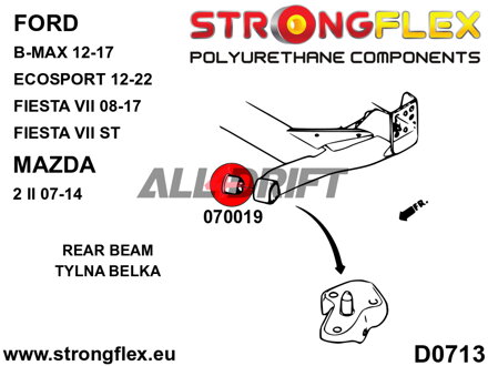 070019B: Rear beam bush