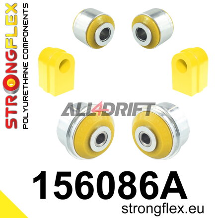 156086A: Front suspension bush kit SPORT - Renault III (10-16) RS