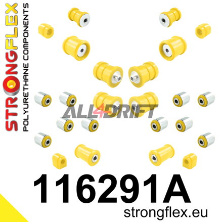 116291A: Full suspension polyurethane bush kit SPORT
