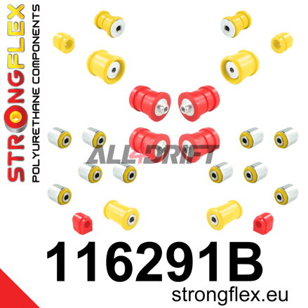 116291B: Full suspension polyurethane bush kit - Mercedes W176 4MATIC