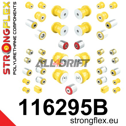 116295B: Full suspension polyurethane bush kit