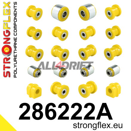 286222A: Rear suspension bush kit SPORT