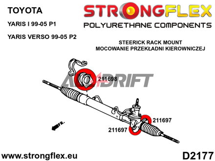 211697B: Steering rack bush