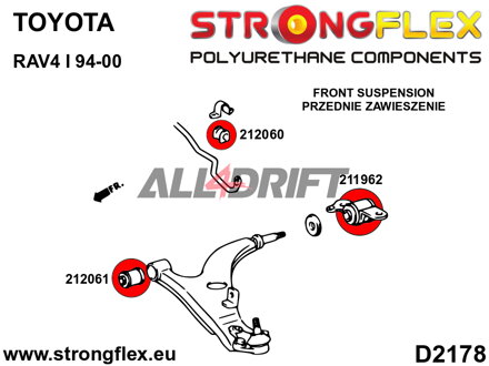 212060B: Front anti roll bar bush
