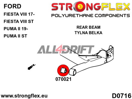 070021B: Rear beam bush