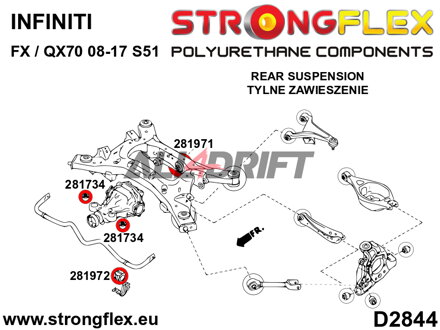 281972B: Rear stabilizer bush