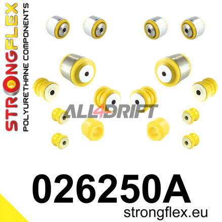026250A: Front suspension bush kit SPORT