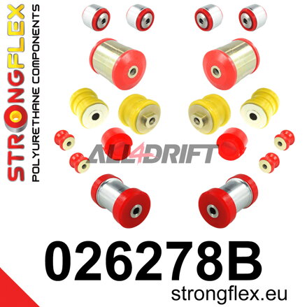 026278B: Front suspension and ream beam bush kit