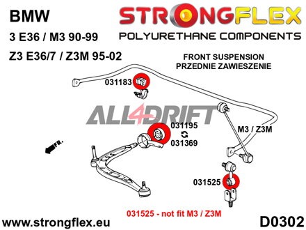 036108B: Full suspension bush kit