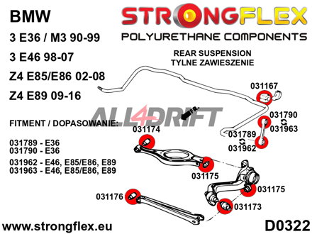 031174B: Rear control arm upper inner