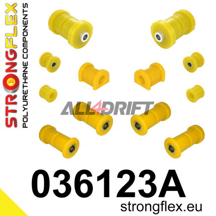 036123A: Rear suspension bush kit SPORT
