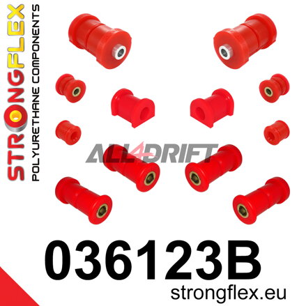 036123B: Rear suspension bush kit