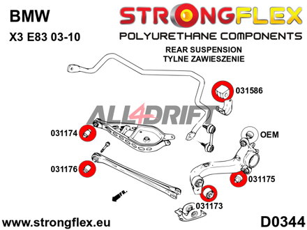 031174B: Rear control arm upper inner