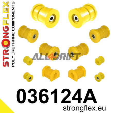036124A: Rear suspension bush kit SPORT