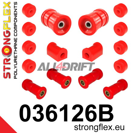 036126B: Rear suspension bush kit
