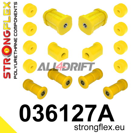 036127A: Rear suspension bush kit SPORT