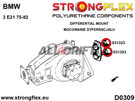 036098B: Full suspension polyurethane bush kit
