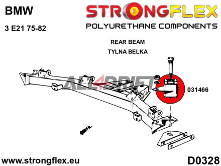 036098B: Full suspension polyurethane bush kit