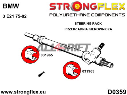 031965B: Steering rack bush
