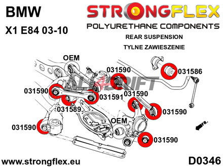 031586B: Rear anti roll bar bush