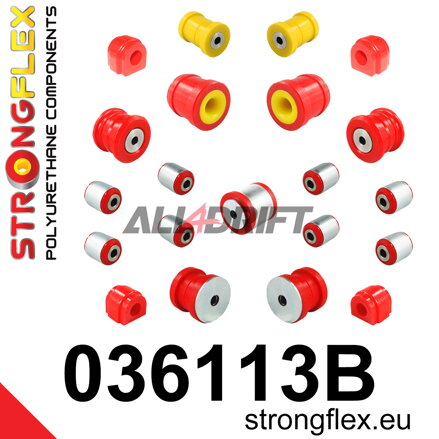 036113B: Full suspension polyurethane bush kit