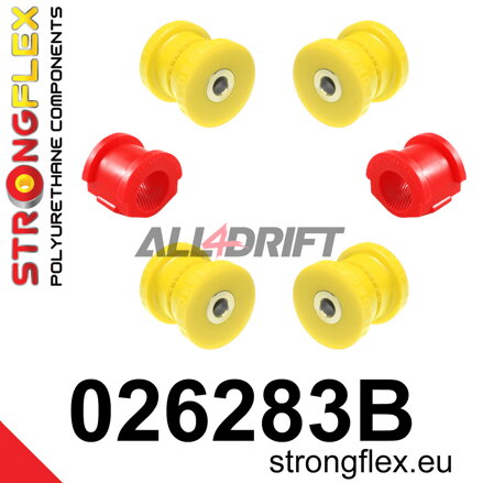 026283B: Front suspension bush kit - Audi B2 FWD