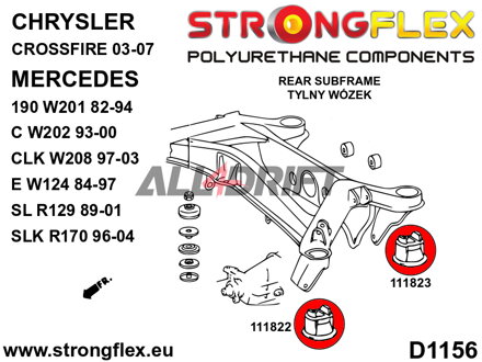 116240A: Full suspension bush kit SPORT