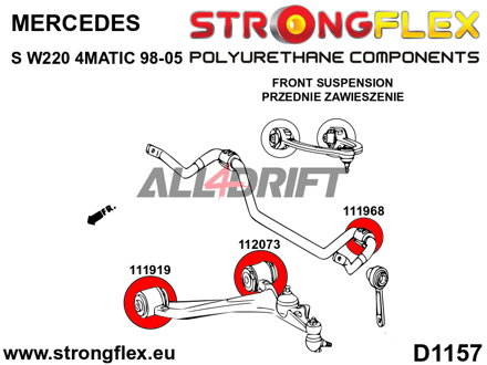 112073A: Front lower arm – rear bush SPORT