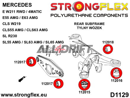 112018B: Rear differential – rear bush