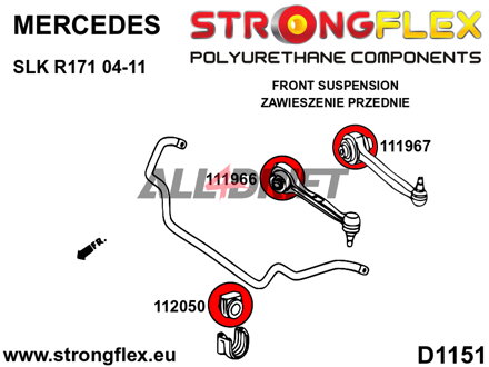 112050B: Front anti roll bar bush