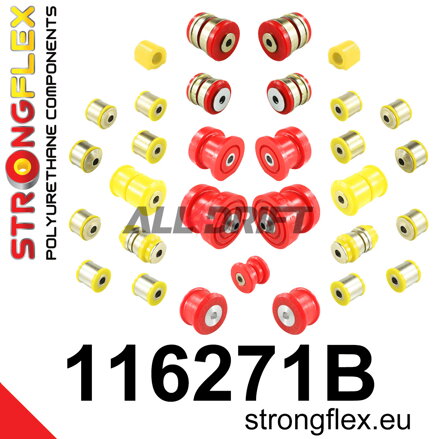 116271B: Full suspension polyurethane bush kit