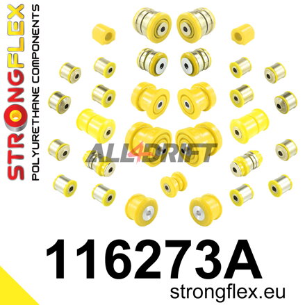 116273A: Full suspension polyurethane bush kit SPORT