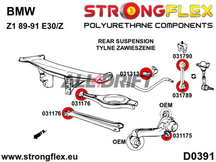 031789B: Rear anti roll bar link to anti roll bar bush