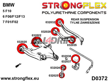032020A: Rear lower arm – front bush SPORT