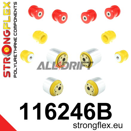 116246B: Front suspension bush kit - Mercedes W211 RWD