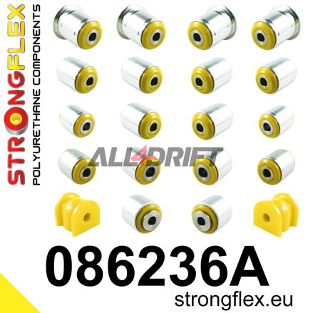086236A: Rear suspension bush kit SPORT
