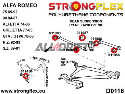 011450B: Rear anti roll bar bush